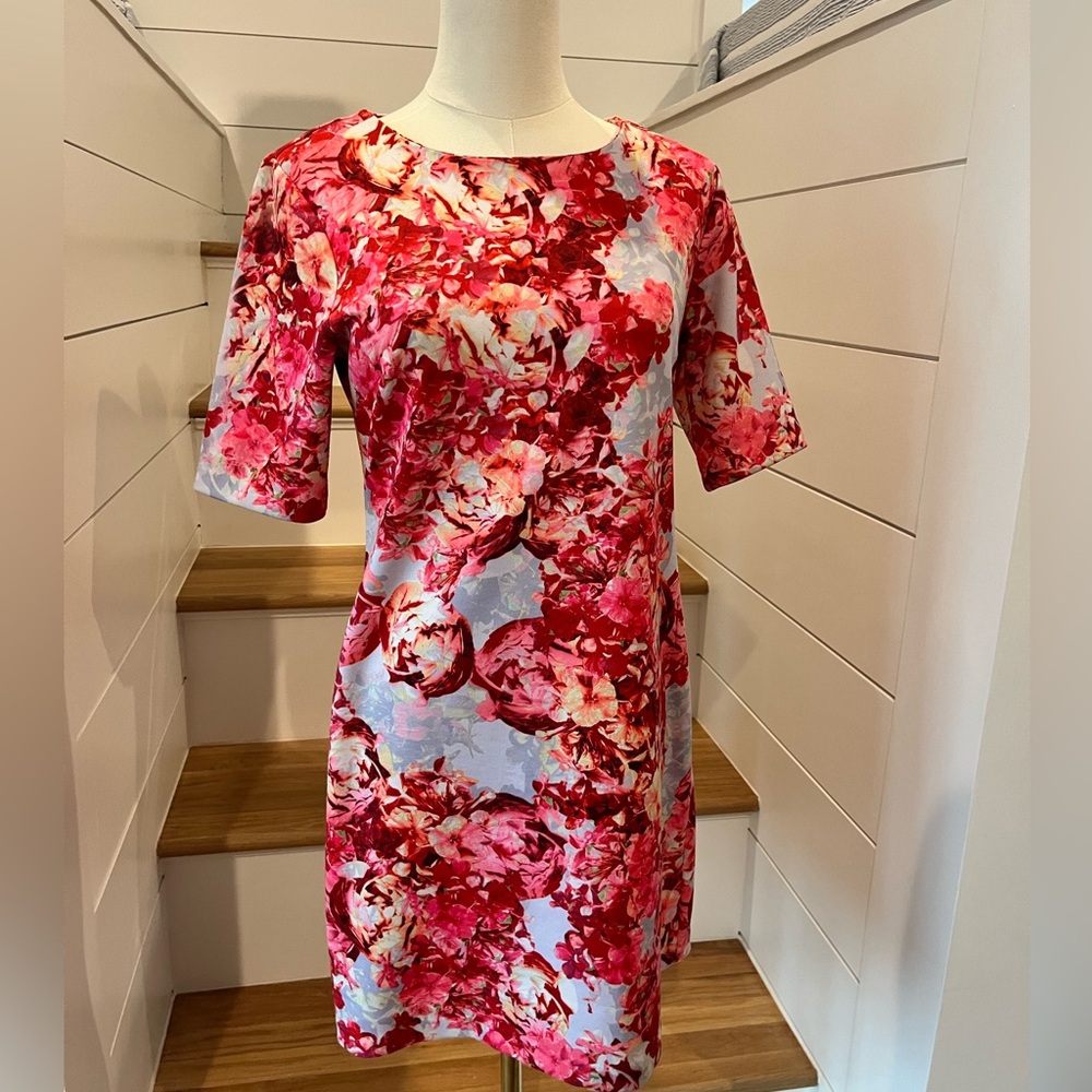 Floral CeCe by Cynthia Steffe 'Sebella'. Print Scuba Minidress